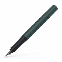 Faber-Castell Grip Edition vulpen Cartridgevulsysteem Zwart, Groen 1 stuk(s)