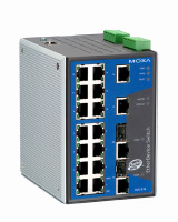 Moxa EDS-518A Managed Industri Switch Vezérelt L3+ Ezüst