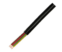LogiLink CM04 telephone cable 100 m Black
