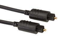 Value 10m TOSLINK Glasvezel kabel Zwart