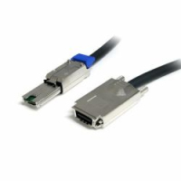 Fujitsu D:SAS12G-1M-2S-3ML Serial Attached SCSI (SAS)-kabel 3 m 12 Gbit/s Zwart, Wit