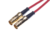 Contrik 5-pin DIN/5-pin DIN F/F 6m Audio-Kabel DIN (5-pin) Schwarz, Rot