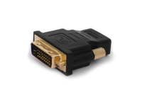 Savio CL-21 zmieniacz płci / kabli DVI HDMI Czarny