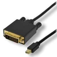 MCL MC293-1.5M câble vidéo et adaptateur 1,5 m Mini DisplayPort DVI-D Noir