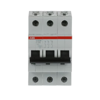 ABB S203M-C20 circuit breaker Miniature circuit breaker Type C 3
