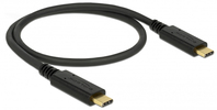 DeLOCK 83043 kabel USB USB 2.0 0,5 m USB C Czarny