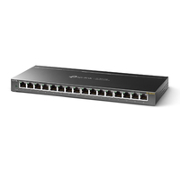 TP-Link TL-SG116E Nie zarządzany L2 Gigabit Ethernet (10/100/1000) Czarny
