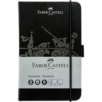 Faber-Castell 10065067 Notizbuch A6 194 Blätter Schwarz