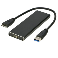 CoreParts MSUB2310 behuizing voor opslagstations HDD-/SSD-behuizing Zwart