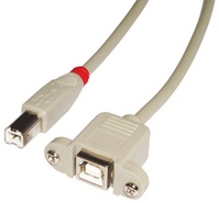 Lindy 31801 USB kábel 1 M USB 2.0 USB B Szürke