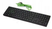 HP Power Cheddar keyboard USB Hungarian Black