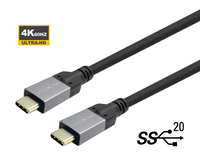 Vivolink PROUSBCMM0.5 USB Kabel 0,5 m USB 3.2 Gen 2 (3.1 Gen 2) USB C Schwarz