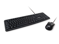 Equip 245201 toetsenbord Inclusief muis USB QWERTY Spaans Zwart