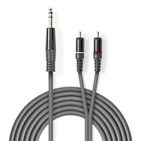 Nedis COTH23300GY15 câble audio 1,5 m 6,35 mm 2 x RCA Gris