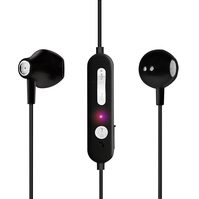 LogiLink BT0056 słuchawki/zestaw słuchawkowy Bezprzewodowy Douszny, Opaska na szyję Micro-USB Bluetooth Czarny