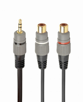 Gembird CCAP-RCAM2F-0.2M audio kabel 0,2 m RCA 2 x RCA Zwart