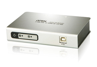 ATEN UC2322 base para portátil y replicador de puertos USB 2.0 Type-B Plata