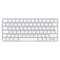 Apple Magic Tastatur USB + Bluetooth Finnisch, Schwedisch Aluminium, Weiß