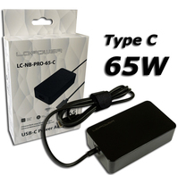 LC-Power LC-NB-PRO-65-C adattatore e invertitore Interno 65 W Nero