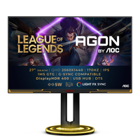 AOC AGON AG275QXL LED display 68,6 cm (27") 2560 x 1440 Pixels Quad HD Zwart, Goud
