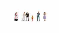 NOCH Bride and Groom scale model part/accessory Figures