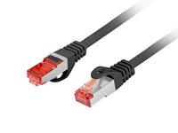Lanberg PCF6-10CU-0025-BK câble de réseau Noir 0,25 m Cat6 F/UTP (FTP)