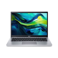 Acer Aspire AG14-31P-C8AD Intel® N N100 Laptop 35,6 cm (14") WUXGA 8 GB LPDDR5-SDRAM 256 GB SSD Wi-Fi 6 (802.11ax) Windows 11 Home Silber