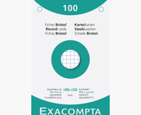 Exacompta 13602E indexkaart Wit