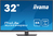 iiyama ProLite XU3294QSU-B1 számítógép monitor 80 cm (31.5") 2560 x 1440 pixelek Wide Quad HD LCD Fekete