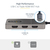 StarTech.com 3-Port USB-C MST Hub - USB Type-C to 3x HDMI Multi-Monitor Adapter for Laptop - Triple HDMI up to 4K 60Hz with DP 1.4 Alt Mode & DSC - HDR - 1ft (30cm) Cable - Wind...