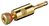 Goobay 11684 Drahtverbinder Banan Gold, Rot