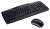 Logitech Wireless Combo MK330 Tastatur Maus enthalten USB AZERTY Französisch Schwarz