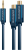 ClickTronic 3.5mm-2x RCA, 0.1m cable de audio 0,1 m 3,5mm 2 x RCA Azul