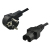 LogiLink CP105 power cable Black 2 m C13 coupler C15 coupler