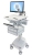 Ergotron SV44-1261-C multimediawagen & -steun Aluminium, Grijs, Wit Vlakke paneel Multimediawagentje