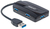 Manhattan 163590 laptop dock & poortreplicator USB 3.2 Gen 1 (3.1 Gen 1) Type-A Zwart