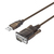 UNITEK Y-108 kabel równoległy Czarny USB Typu-A DB-9