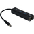 Inter-Tech ARGUS IT-410 USB 3.2 Gen 1 (3.1 Gen 1) Type-C Zwart