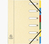 Exacompta 5306E Tab-Register Konventioneller Dateiordner Karton Gemischte Farben