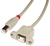 Lindy 31801 cavo USB 1 m USB 2.0 USB B Grigio