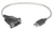 Manhattan 205146 seriële kabel Zwart, Transparant 0,45 m USB Type-A D-Sub (DB-9)