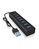 ICY BOX IB-HUB1700-U3 USB 3.2 Gen 1 (3.1 Gen 1) Type-A 5000 Mbit/s Zwart
