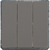 Schneider Electric 2011011 Lichtschalter Aluminium