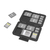 SmallRig 3192 Speicherkarte-Gehäuse 15 Karten Polycarbonat (PC), Silikon Schwarz