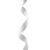 LogiLink Selbstklebendes Klettband-Set, weiß, 25 mm breit, Rolle, 5 m