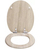 Diaqua 32137297 Toilettensitz Harter Toilettensitz MDF-Platten, Metall, Kunststoff Braun