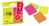 Post-It 6812-P zelfklevend notitiepapier Rechthoek Groen, Oranje, Roze, Geel 100 vel Zelfplakkend