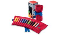 LAMY Crayon de couleur 3-en-1 3plus, rouleau de 12 (5680144)