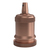 Lampholder E27 Alu Satin Copper 50x71mm