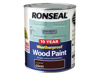 10 Year Weatherproof Wood Paint Chestnut Gloss 750ml
